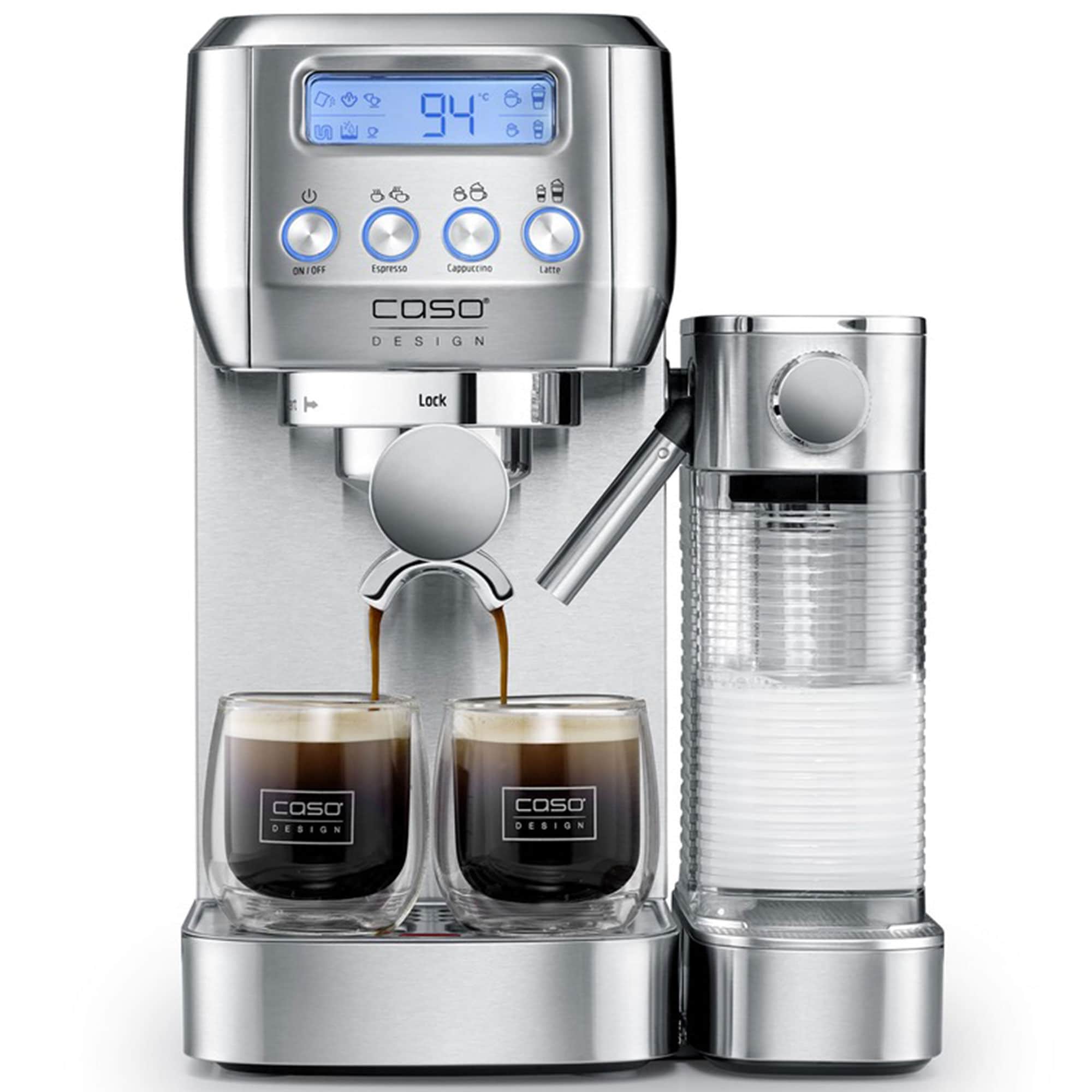 Caso Gourmet Latte espressomaskin, silver