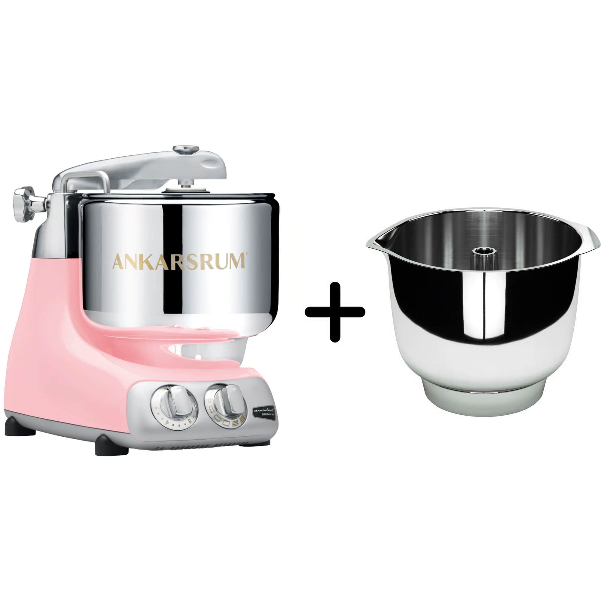 Ankarsrum Assistent Original AKM6230 Cloudy Pink + vispskål