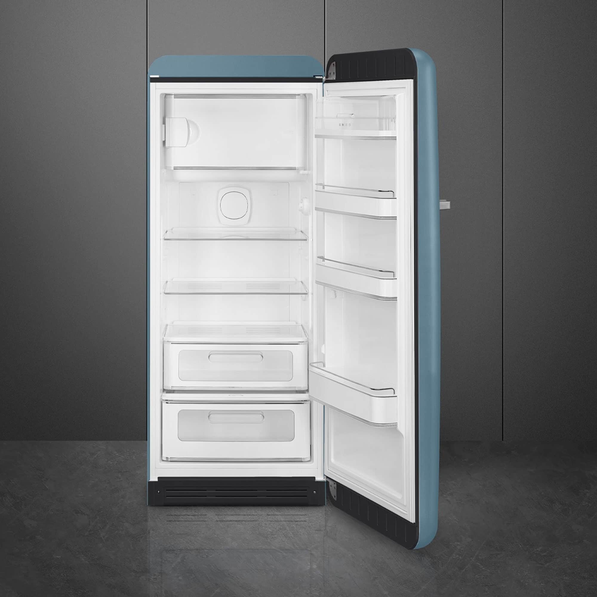 Smeg FAB28RDSB6 Kylskåp Med Frysfack 153cm Högerhängd Storm Blue