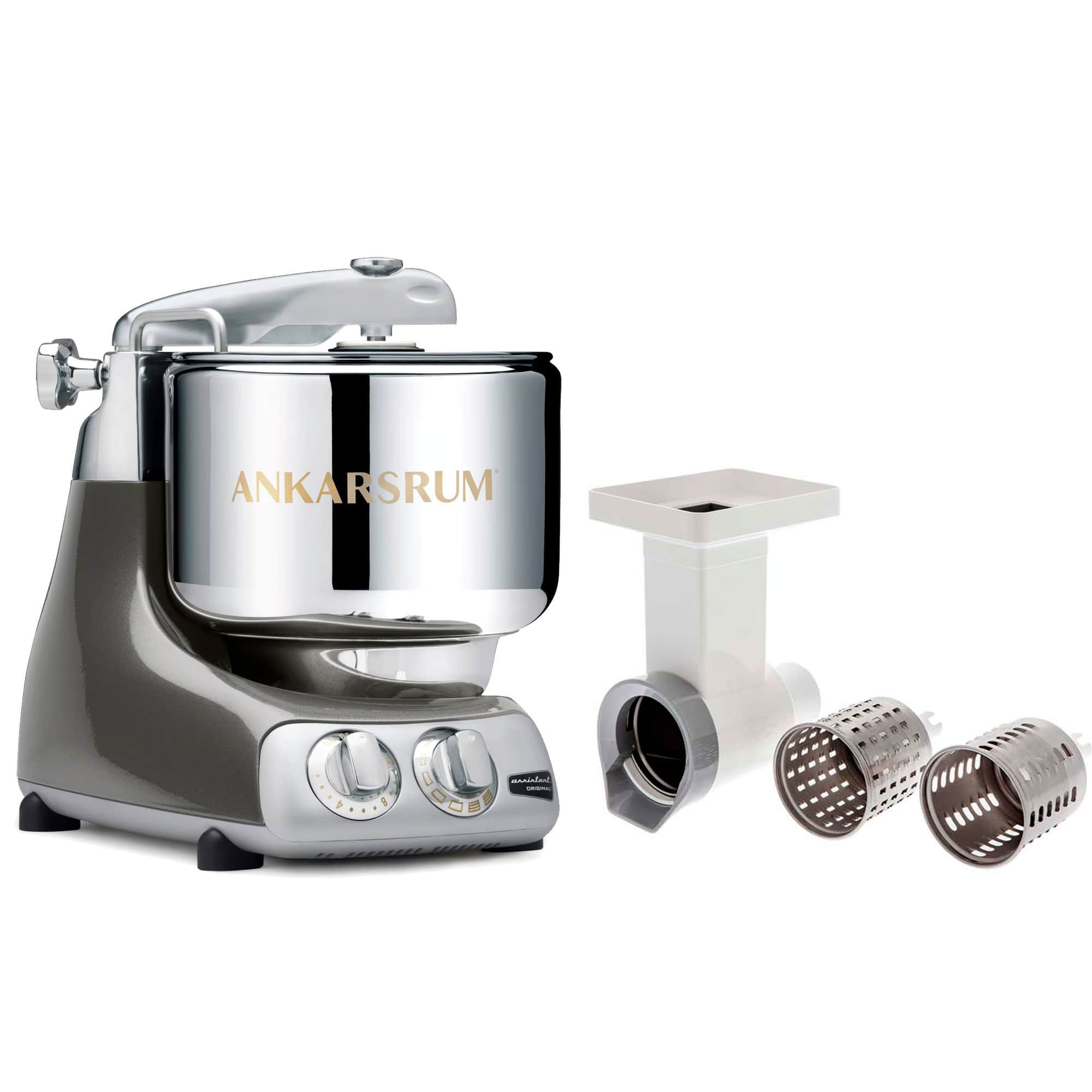Ankarsrum Assistent Original AKM6230 Black Chrome + grönsaksskärare