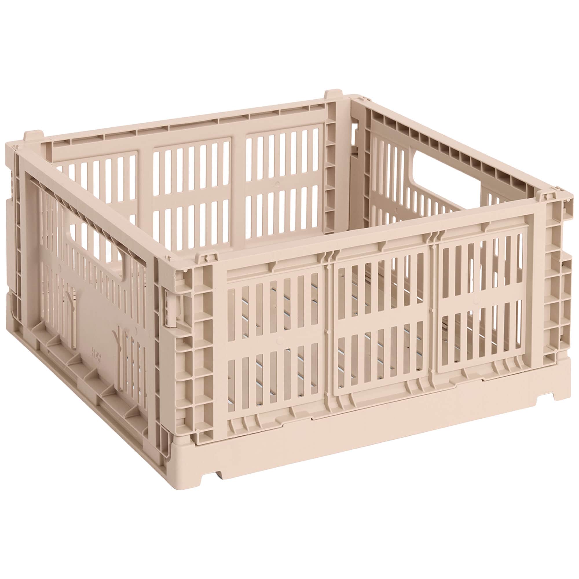 HAY Colour Crate Medium Square förvaringslåda, powder